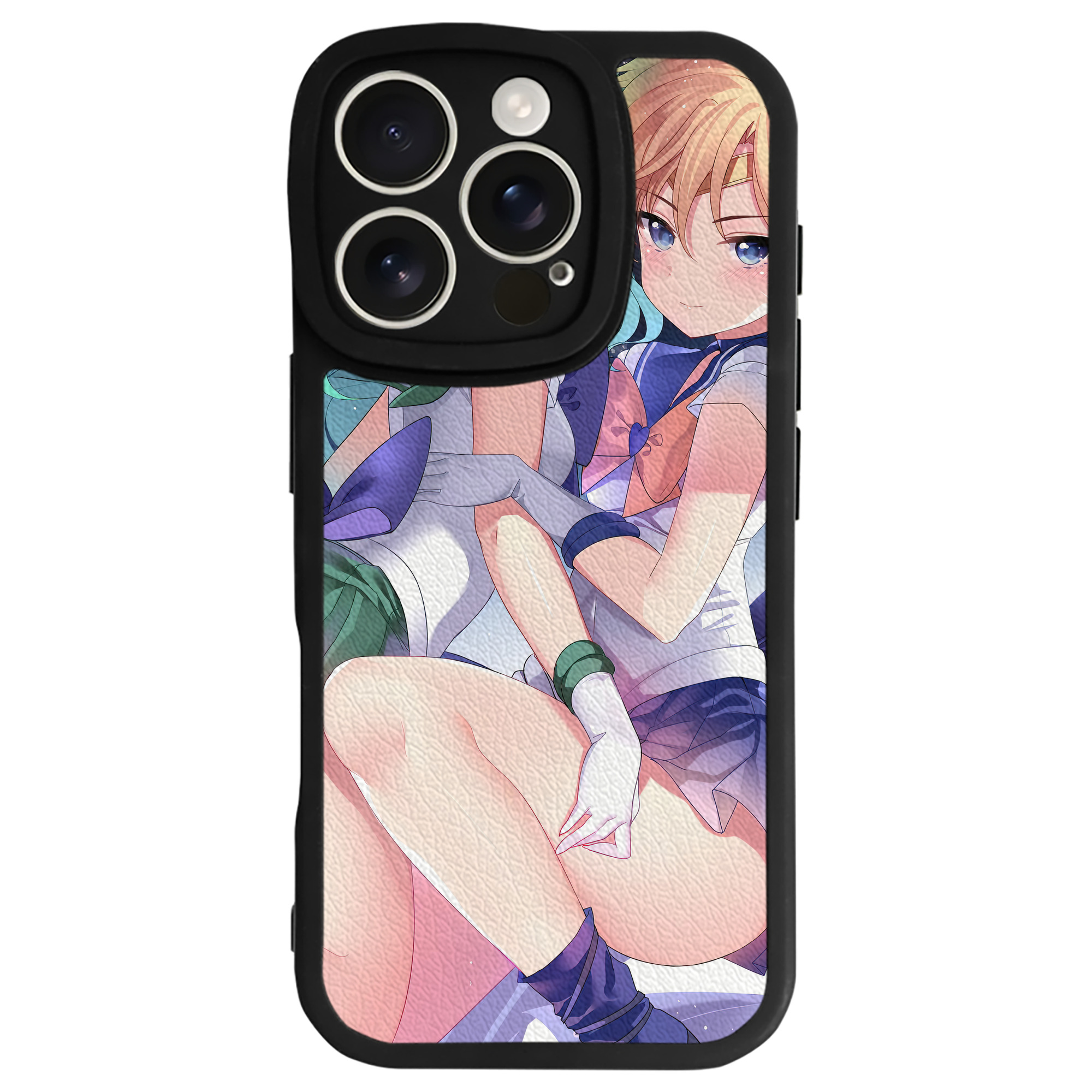 （画像用） 美少女戦士セーラームーン Sailor Moon 【iPhone 16シリーズ対応】シリコンスマホケース（レザー調） 材質：シリコン